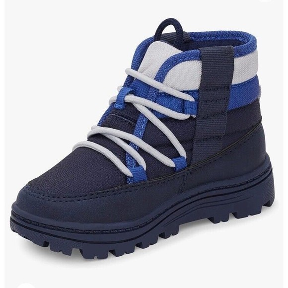 Carter's Unisex-Child Boot Size 11 Blue Fallon Fashion toddler - Picture 2 of 9